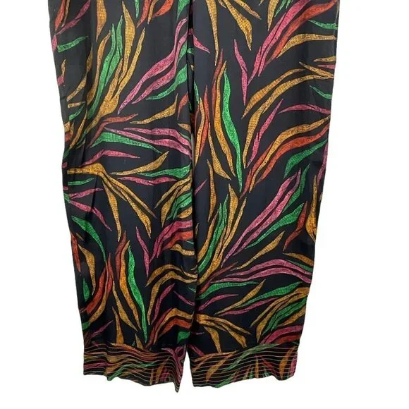 NWT FARM Rio Shinny Zebra Pants Women's L Multicolor Lightweight Viscose Casual - Picture 5 of 15